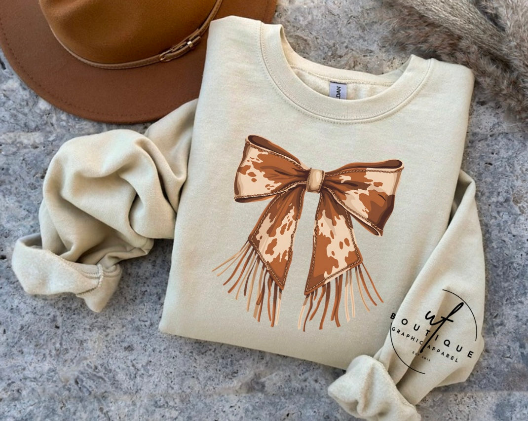 Western Coquette Bow Graphic Shirt
